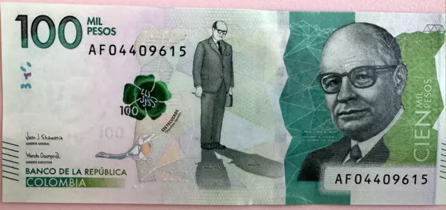 Colombia 100000 Pesos, 2019, P-463, UNC Best - One Note