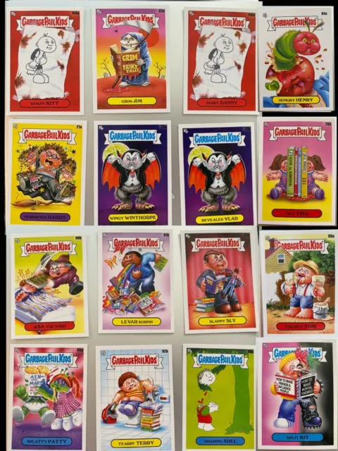 THIS SET IS ON FIRE!! 2022 Garbage Pail Kids Book Worms Pick Your Cards & LOLOL