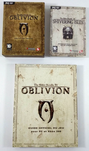 GAMES PC FRENCH Version The Elder Scrolls IV Oblivion Collector ...