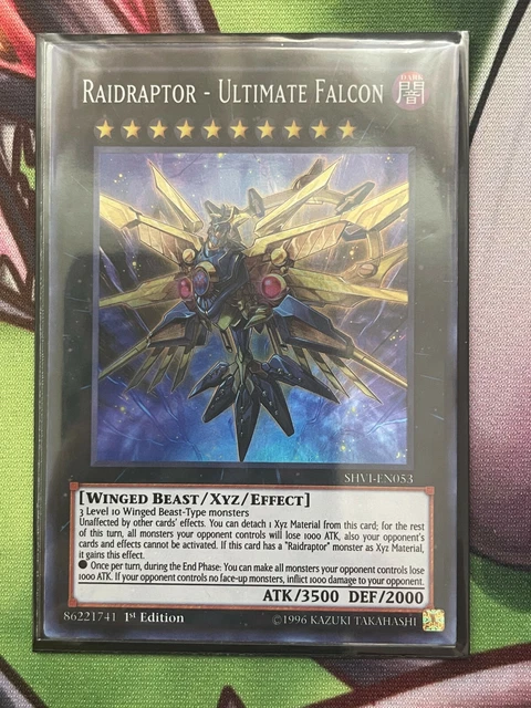 Yu-Gi-Oh! Carta Raidraptor - Rise Falcon (SECE-EN050) – Secrets Of Eternity, 1st Edition, Rara Comune