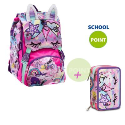Seven Seven SJ GIRL unicorno orecchie Animali FANTASY 28L Zaino Estensibile ultimo pez 