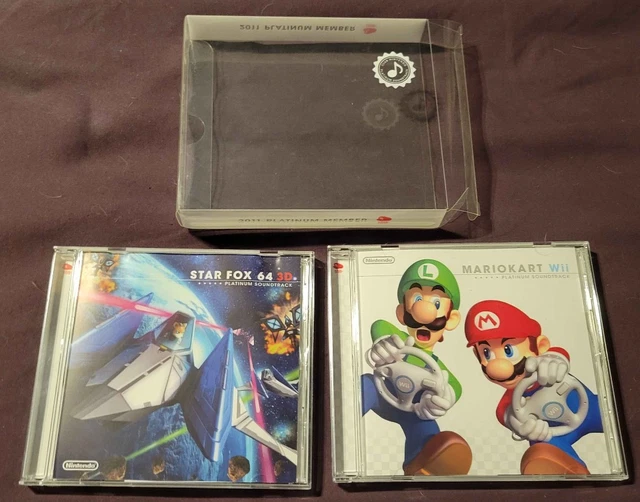CLUB NINTENDO ORIGINAL Mario Kart Wii & Star Fox 64 CD