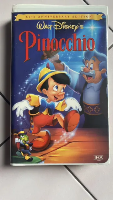 Walt Disney's Pinocchio 60th Anniversary Edition Movie VHS