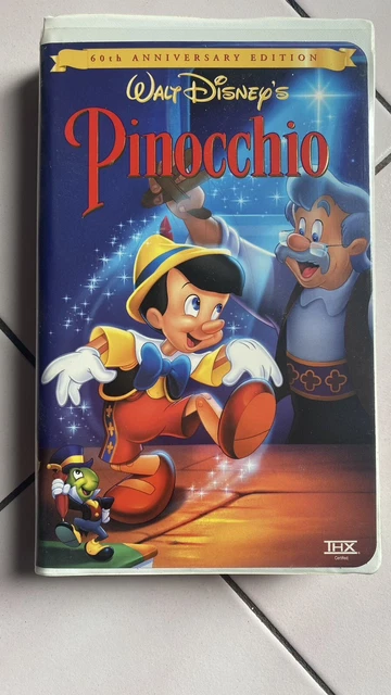 Walt Disney's Pinocchio 60th Anniversary Edition Movie VHS