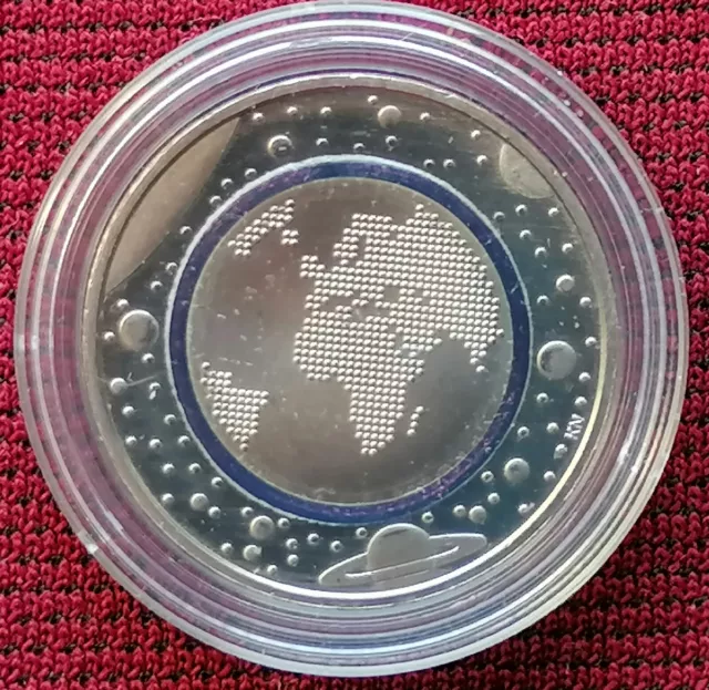5 Euro Münze BRD Planet Erde 2016 A Berlin Polymerring stempelglanz SEHR RAR!