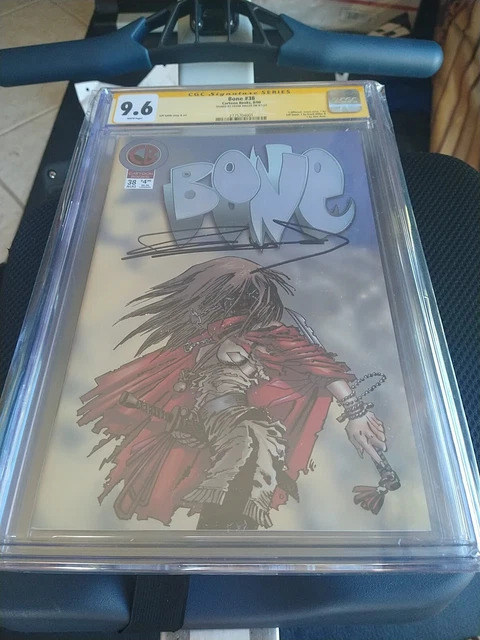 Bone #38 Cartoon Books Comics Frank Miller (Signed) Variant Jeff Smith cgc 9.6