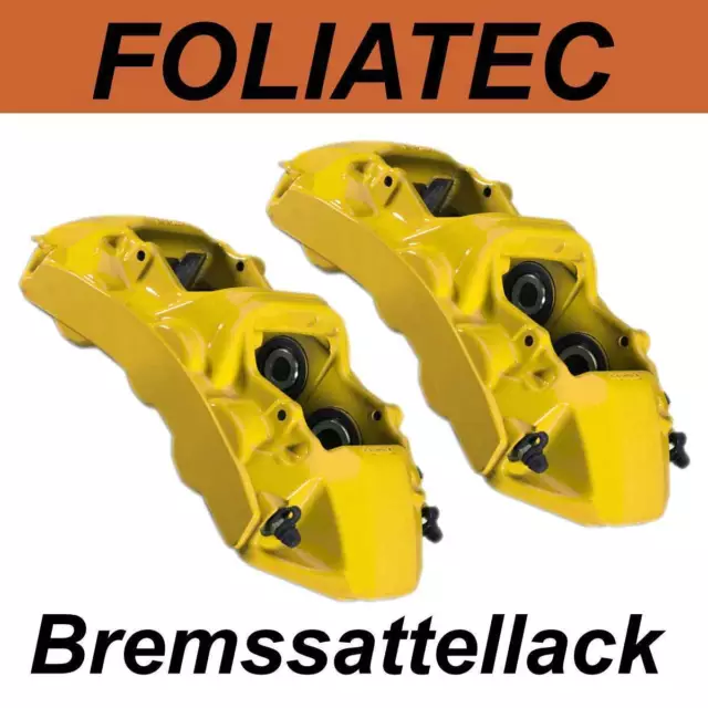 FOLIATEC BREMSSATTELLACK SPEED GELB Bremssattel Lack Farbe 2161 - KOMPLETSET NEU