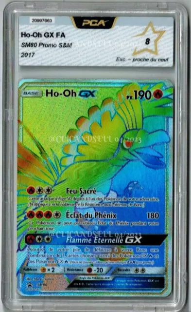 Produit Carte Géante Jumbo Ho-Oh GX (SM80) 190 PV Pokémon - UltraJeux
