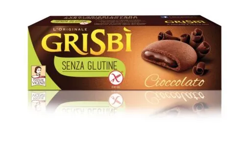 " Vicenzi " Grisbi' sans Gluten Biscuits Cacao Avec Crème au Chocolat 6X150g 3