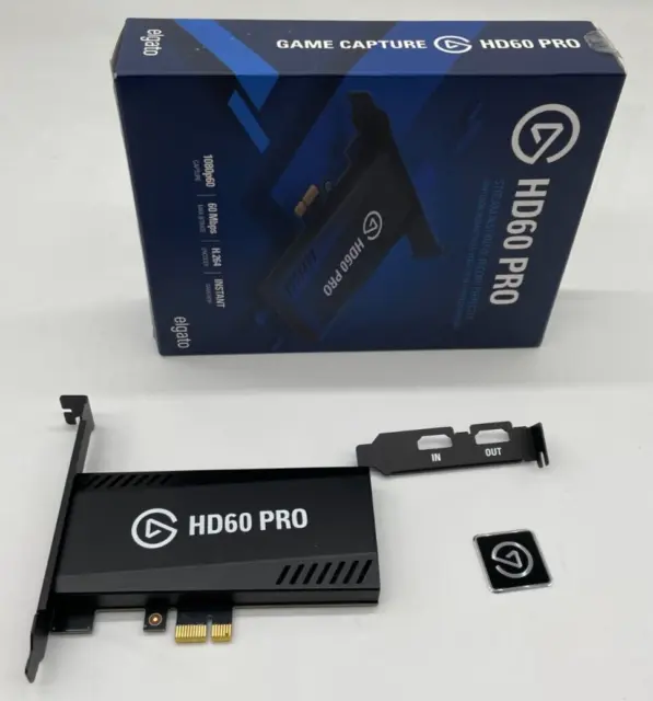 Elgato Game Capture HD60 Pro PCIe Capture Card, Stream and Record in 1080p 60FPS