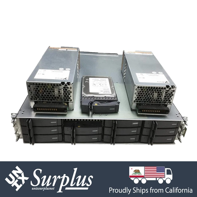 NetApp FAS2020 HA 2x X3249A-R5 Controller 12x 450GB Hard Drive x289A-R5 Dual PSU