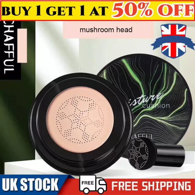 Mushroom Head Air Cushion CC Cream Natural Moisturizing Foundation Concealer UK