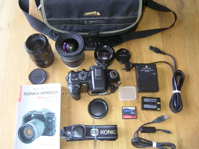 Konica Minolta Dynax 7D  6,1 MP Digitalkamera, Body Schwarz.TOP! Siehe Lieferung