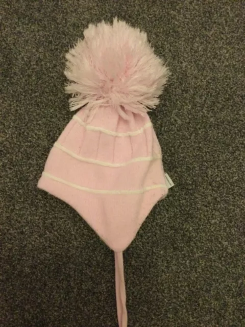 Satila Pink Pom Pom Hat (Bobby) 12-18 months