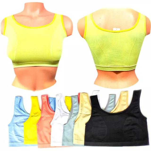 Damen BH Schlaf-BHS Bequem Sport BH Bustier Tops Bügelloser Still BH Gr. M L XL