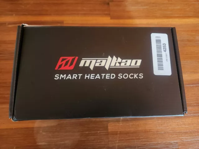 MatKao Rechargeable Heated Socks Medium Winter Outdoor Camping Hike APP Remote