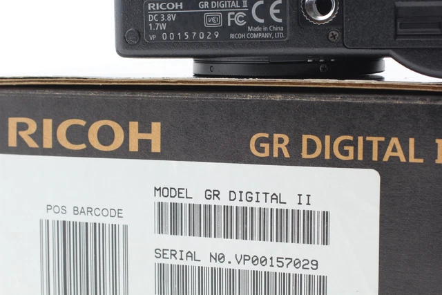 [ Top MINT w/ New SD ] SH :1394  RICOH GR DIGITAL II 10.1MP Camera  From JAPAN 10