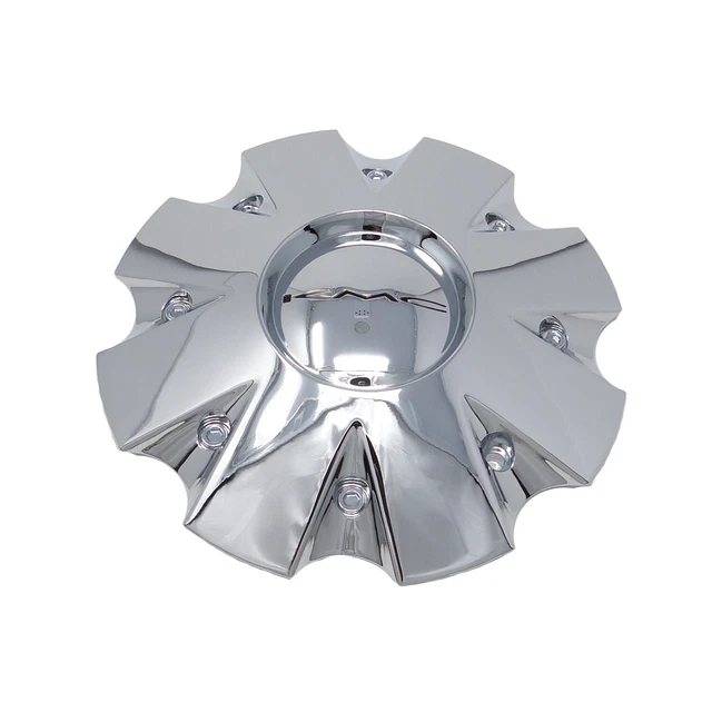 841L210C1 / KMC KM651 Slide Chrome Bolt-On Center Cap