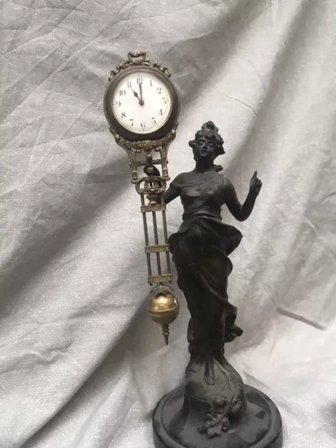 Original German Diana Mystery Clock