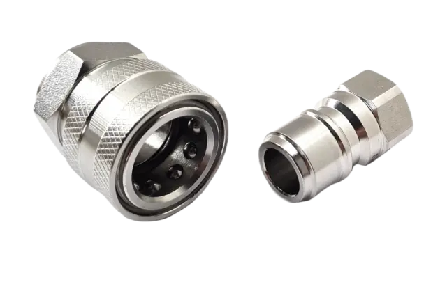 Pressure Washer Quick Release Coupling 3/8 BSP Stainless Steel Female, Male, SET