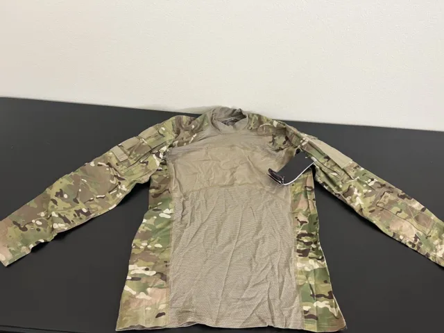 USGI Multicam OCP Camouflage Flame Resistant Army Combat Shirt ACS Size Large