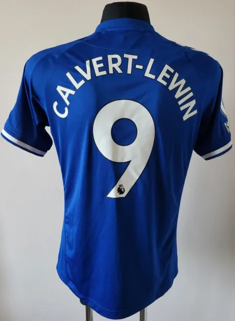 Maglia Hummel calcio Everton 2020-2021 Home #9 CALVERT-LEWIN taglia Large