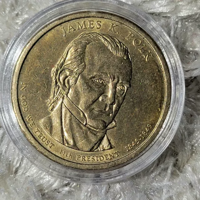 US One Dollar coin President series James K. Polk P 1845-1849... 2