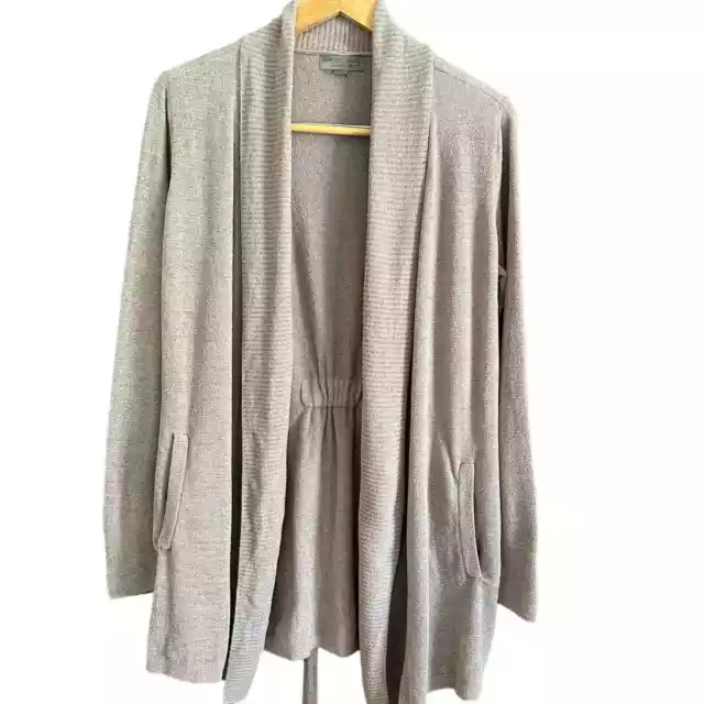 BAREFOOT DREAMS | CozyChic Ultra lite Belted Drape Ribbed Cardigan ...