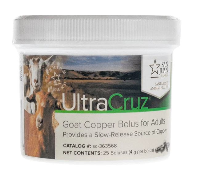 Ultracruz - Sc-363568 Goat Copper Bolus Supplement for Adults, 25 Count X 4 Gram