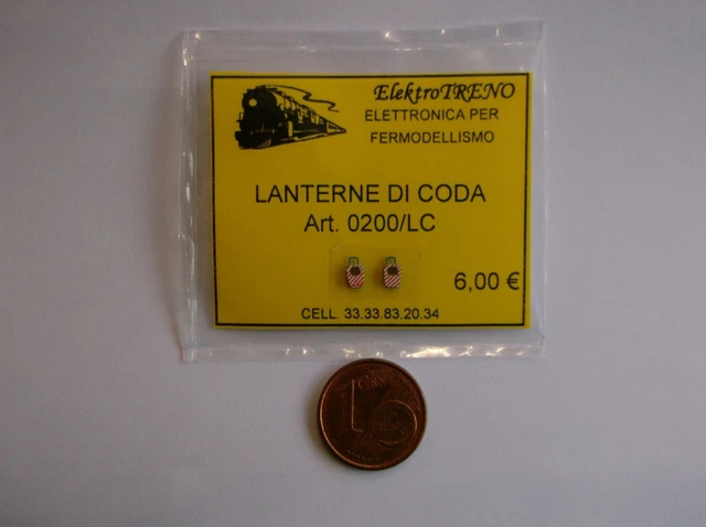 COPPIA DI LANTERNE Di Coda Di Fine Convoglio In Microfusione ...