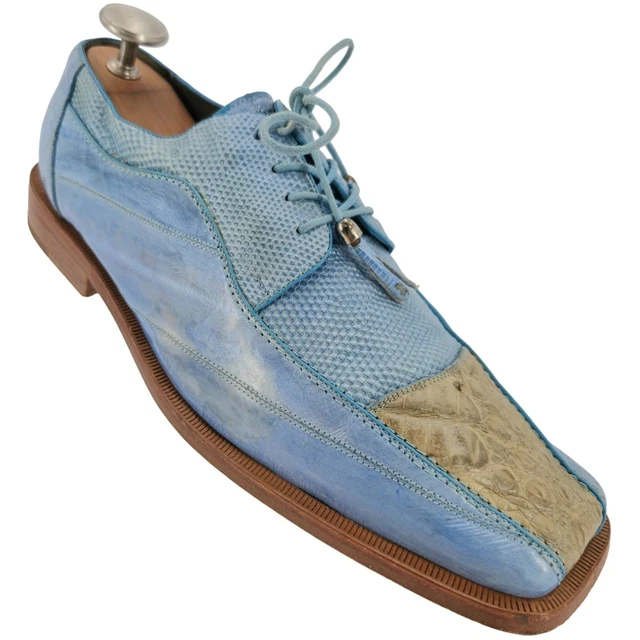 NEW VINTAGE BABY Blue Exotic David Eden Crocodile Teju  display picture 2