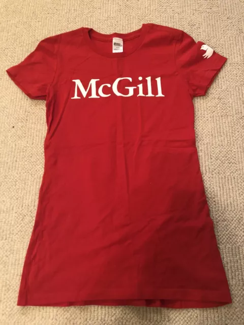 T-shirt bambino taglia bambina Canada Montreal McGill University