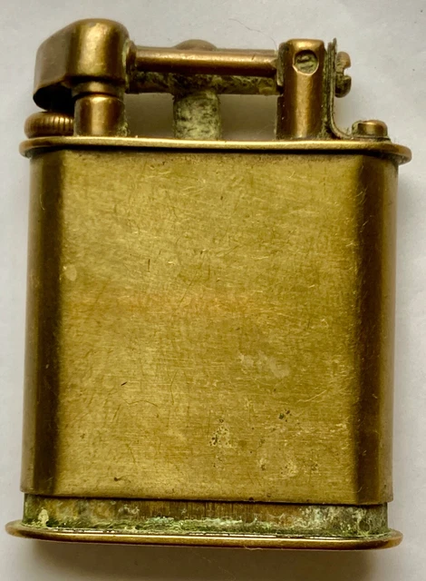 Briquet à Essence Ancien Querica Racer - Style Art Déco Années 30/40, Modèle "Moucheron" N°10
