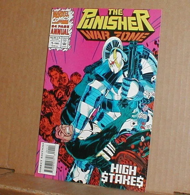 THE PUNISHER WAR ZONE ANNUAL #1 (1993) Marvel Comics 9.4 NM Boarded
