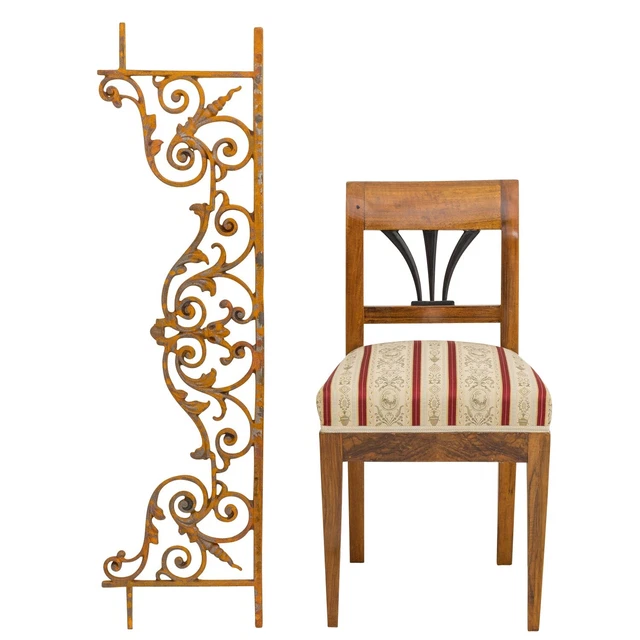 Soporte de caja de flores alféizar de la ventana grate rejilla estilo antiguo 2