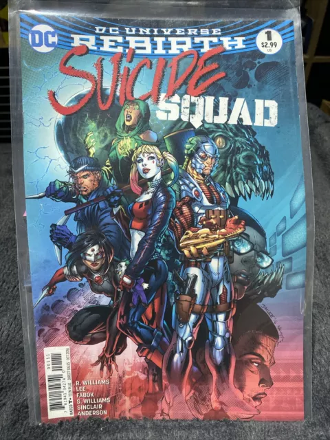 SUICIDE SQUAD  # 1 DC Universe Rebirth Comic  (Oct 2016) VFN/NM   1st Printing.