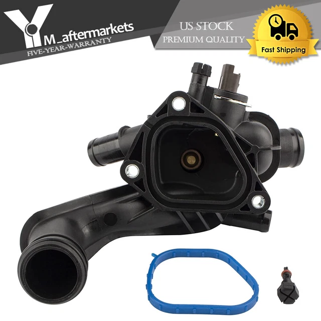 COOLANT THERMOSTAT & Housing w/ Temperature Sensor & Gasket for Mini