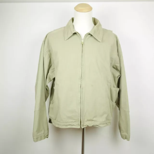 Vtg DICKIES Men's XL - Beige tan canvas basic jacket coat Lined hunting outdoor