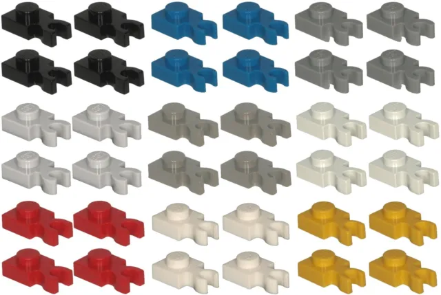 Lego Part 4085 x 4 Plate 1 x 1 with Clip Vertical Select Colour 4 Bricks per Lot