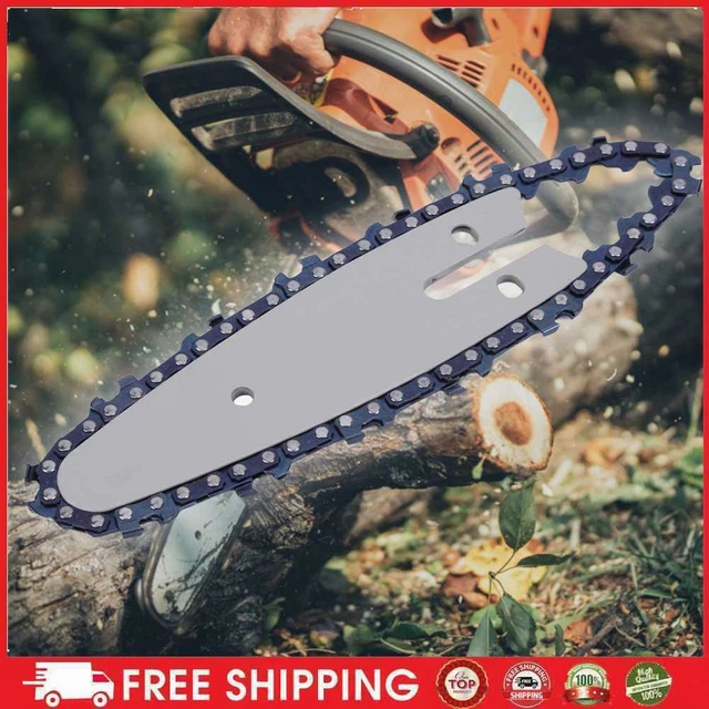 Set catene e guide 4/6 pollici catene per motoseghe affilate per motoseghe (4 Z