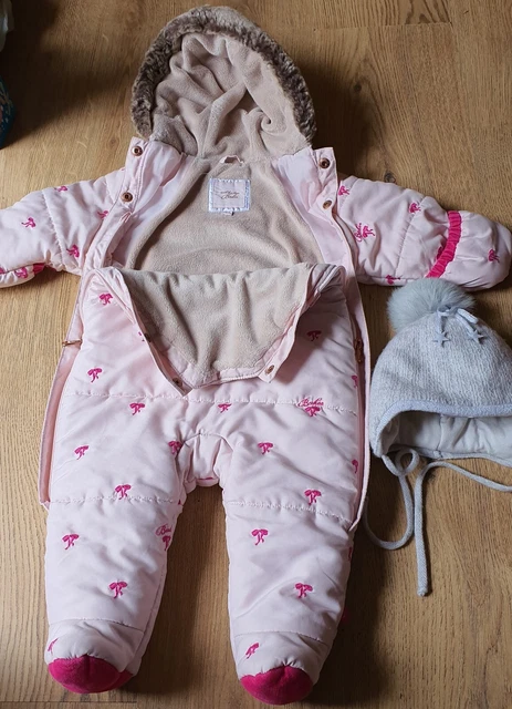 Debenhams baby girl sales snowsuit
