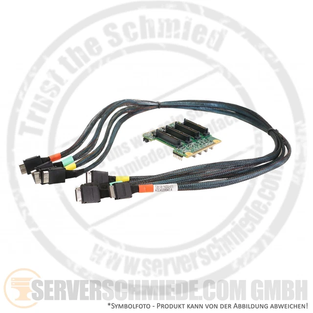 Fujitsu RX2540 M4 M5 NVMe Backplane 4x 2,5 SFF + Fujitsu 65 cm OCuLink NVMe
