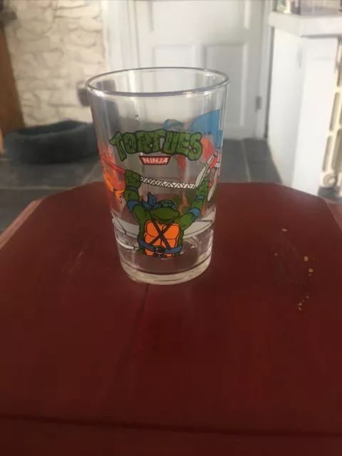 Verre à moutarde TORTUES NINJA 1990 MIRAGE STUDIOS USA 1989 IDDH Vintage