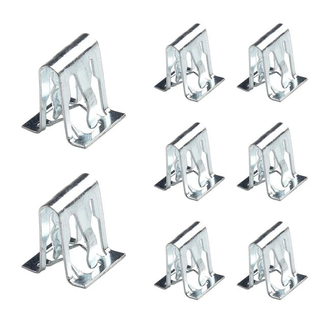 MULTI PURPOSE METAL Retainer Clips for Automotive Dashboards Pack of 10 ...