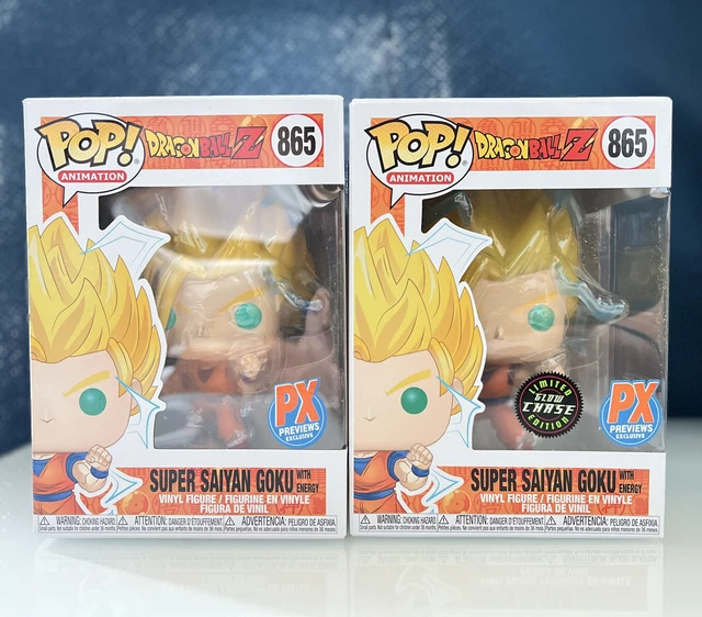 Super Saiyan Goku With Energy GITD Chase Funko Pop #865 PX (Chase Bundle)