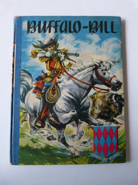 BUFFALO BILL  Bibliotheque rouge et bleue 1955