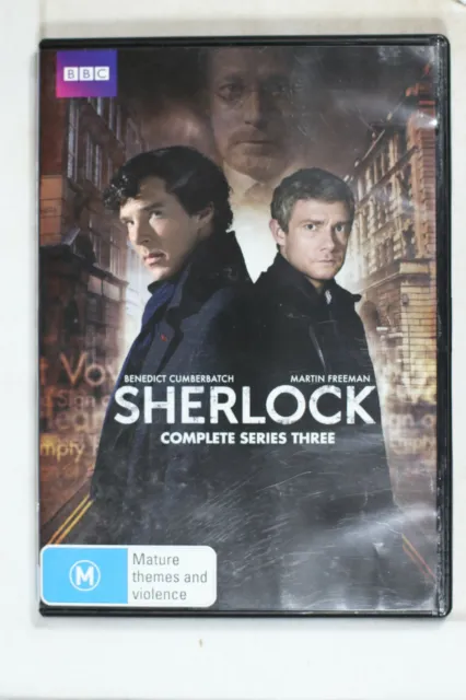 Sherlock : Series 3 (DVD, 2014, 2-Disc Set)  Reg 4 Like New (D691)