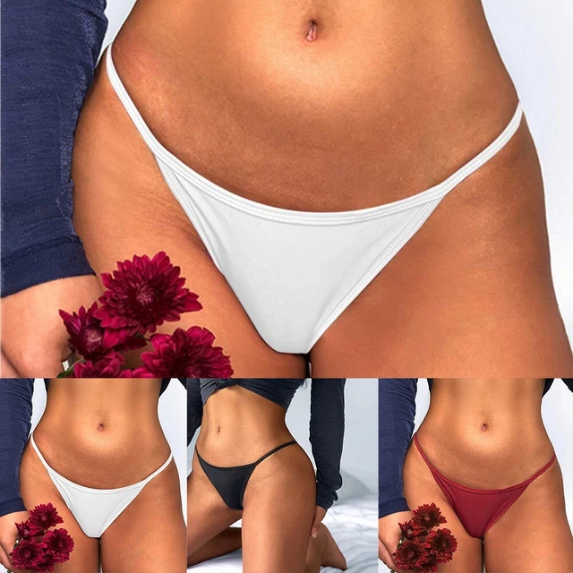 Slip sexy corde V mutandine perizoma corde lingerie biancheria intima donna