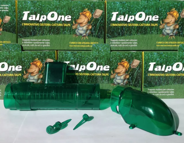 Trappola per talpe TalpOne - L'unico che utilizza un'esca viva-Conf.Sing.+Access