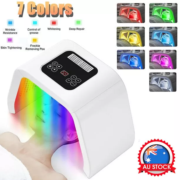 7 Colors Photon LED Light Therapy PDT Machine Facial Body Skin Rejuvenation